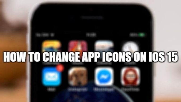 Как изменить значки приложений на iOS 15?