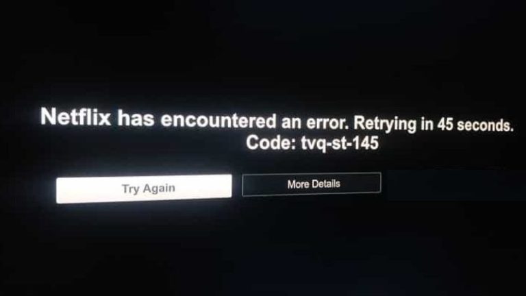 Как исправить ошибку Netflix TVQ-ST-145 в 2021 году