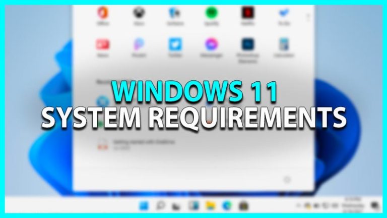 Утечка системных требований Windows 11