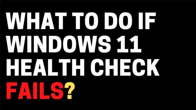 Как исправить ошибку проверки приложения проверки работоспособности ПК с Windows 11?