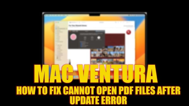 Не удается открыть файлы PDF на Mac Ventura после обновления (2023)