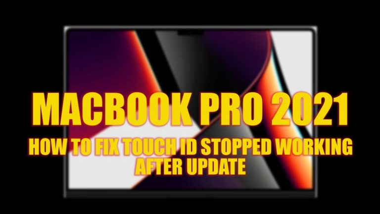 Touch ID перестал работать на MacBook Pro 2021 (2023)