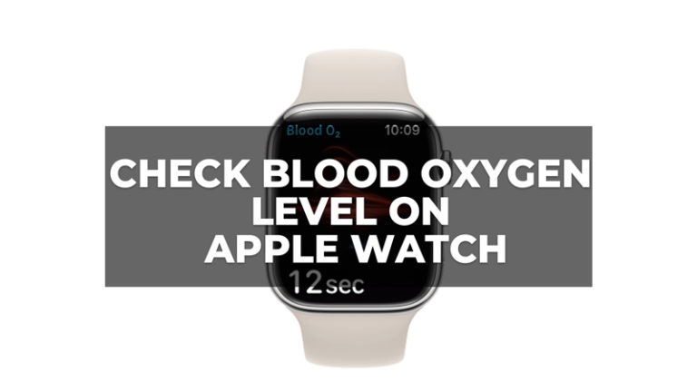 Как проверить уровень кислорода в крови на Apple Watch?