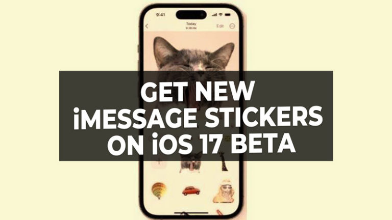 Как получить новые стикеры iMessage на iOS 17 Beta