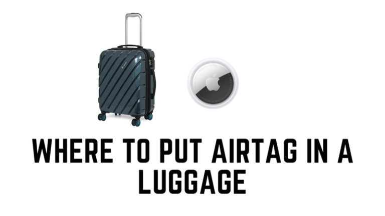 Куда лучше положить Apple AirTag в багаже?