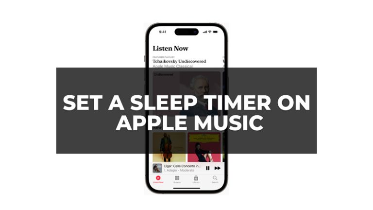 Как установить таймер сна в приложении Apple Music?