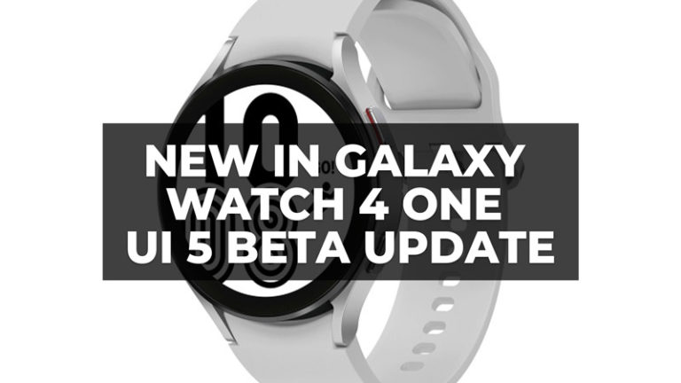 Что нового в обновлении Galaxy Watch 4 One UI 5 Beta 2?