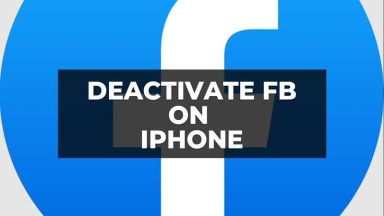 Как деактивировать Facebook на iPhone или на любом смартфоне?