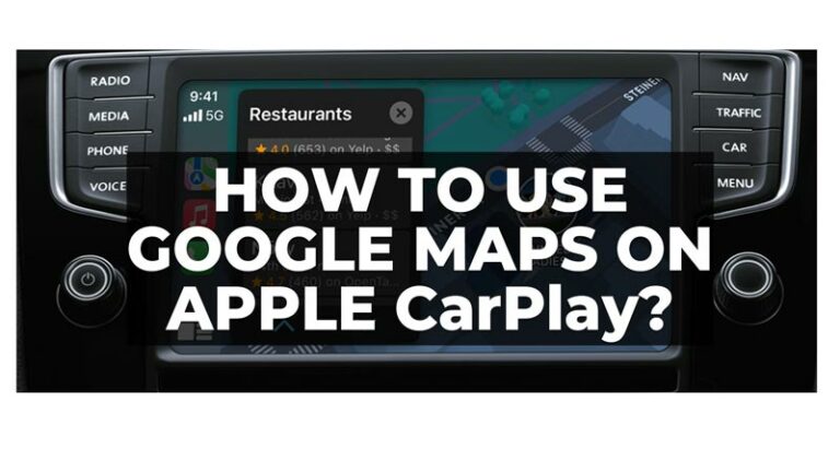 Как использовать Карты Google в Apple CarPlay?