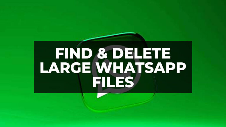 Как найти и удалить большие файлы WhatsApp на смартфоне (2023)