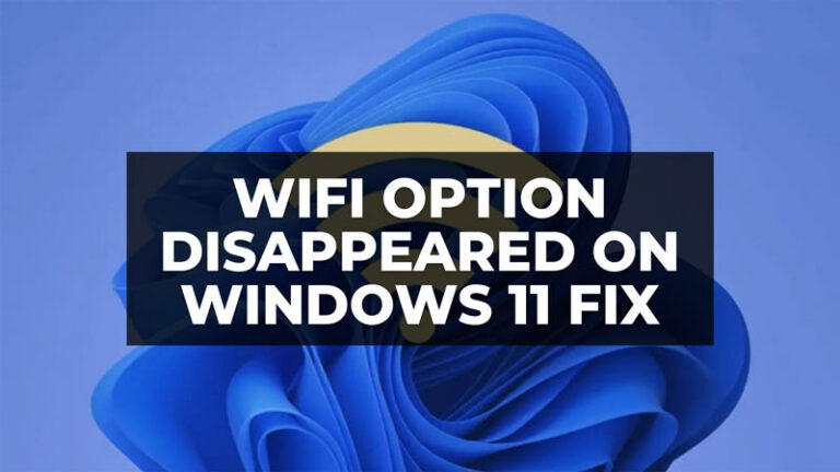 Опция WiFi исчезла в Windows 11 (2023)