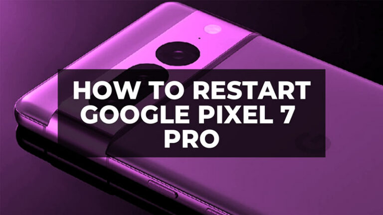 Как перезапустить Google Pixel 7 Pro (2023 г.)