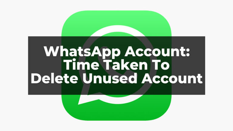 Через сколько дней после удаления неиспользуемой учетной записи WhatsApp?