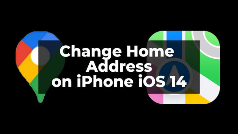 Как изменить домашний адрес на iPhone iOS 14?