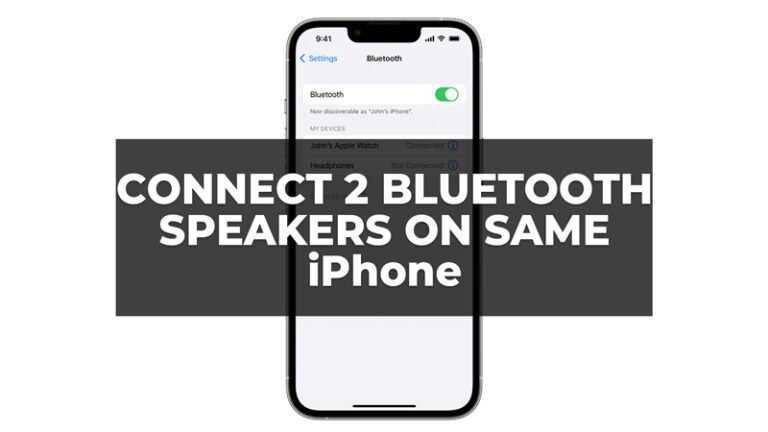 Как подключить два динамика Bluetooth к iPhone с iOS 14?
