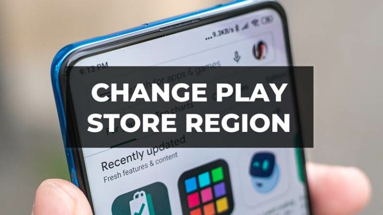 Как изменить регион Play Store