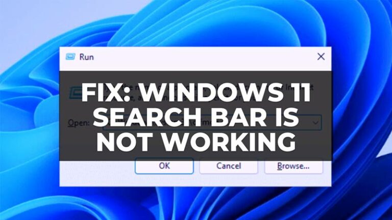 Панель поиска Windows 11 не работает (2023 г.)