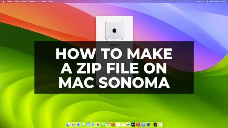 Как создать ZIP-файл на Mac Sonoma (2023 г.)