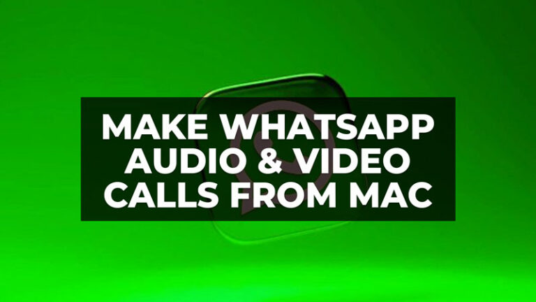 Как совершать видео- и аудиозвонки в WhatsApp (2023)
