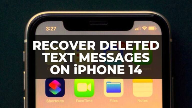 Как восстановить удаленные текстовые сообщения на iPhone 14?  (iOS 16/17)