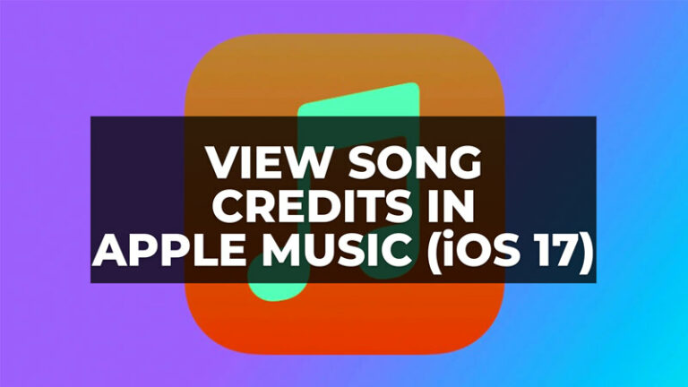 Как просмотреть титры песен в Apple Music (iOS 17)