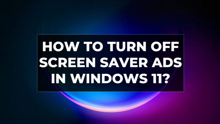 Как отключить рекламу на заставке в Windows 11?