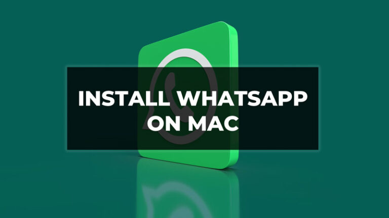 Как установить WhatsApp на Mac?