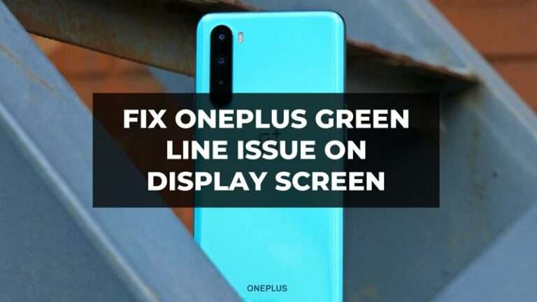Проблема с зеленой линией OnePlus на экране дисплея