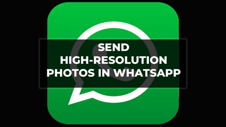 Три способа отправки фотографий высокого разрешения в WhatsApp